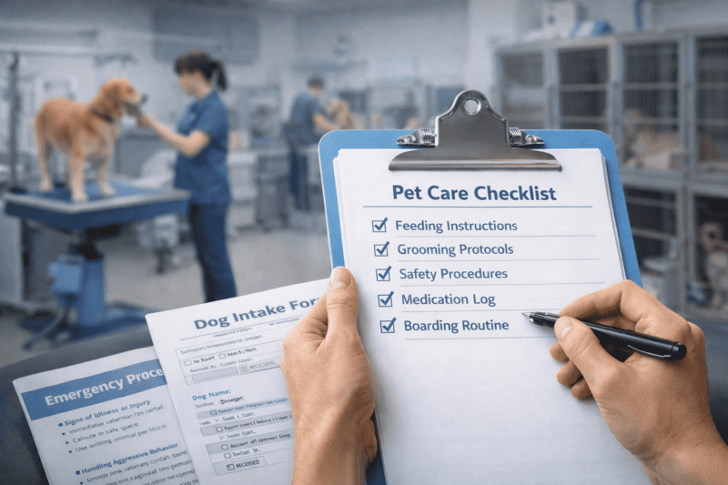 Documentation in pet care