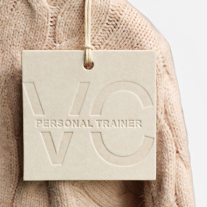 Universal custom clothing hang tags price tags label design for all garment types