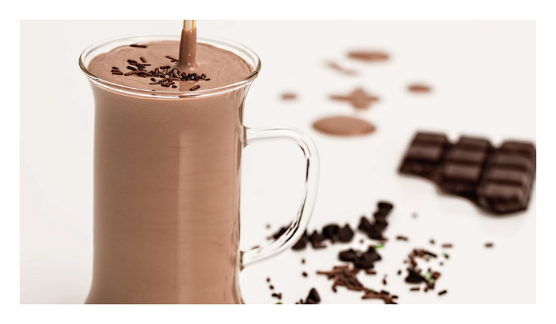 An image of chocolate smoothie