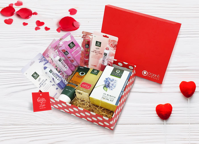 Organic harvest  valentine s day hamper