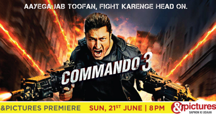  pictures premiere of commando 3