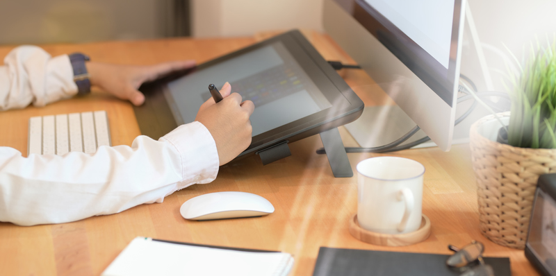 Person Using Black Tablet Computer