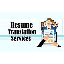 Resume translation