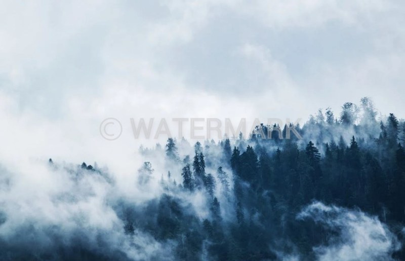 Make a watermark for a landscape image