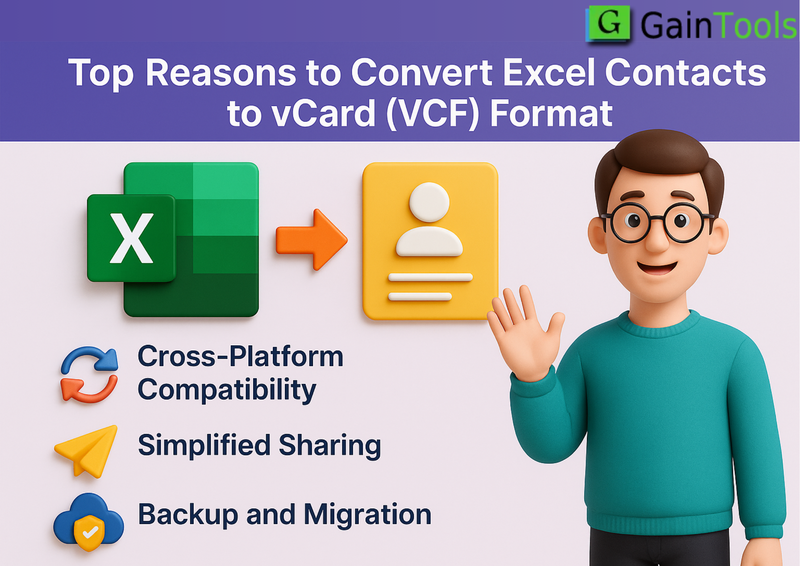 Top reasons to convert excel contacts to vcard  vcf  format