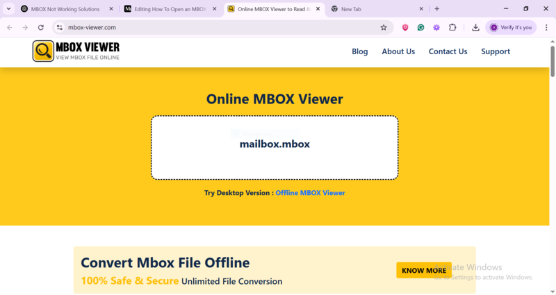 online mbox viewer