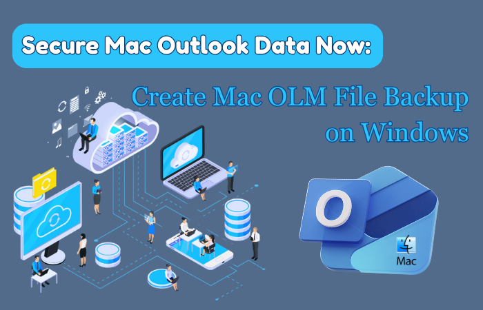 Create mac olm file backup on windows