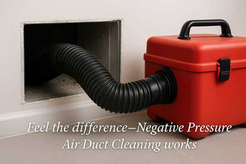Negative pressure air duct cleaning h 7