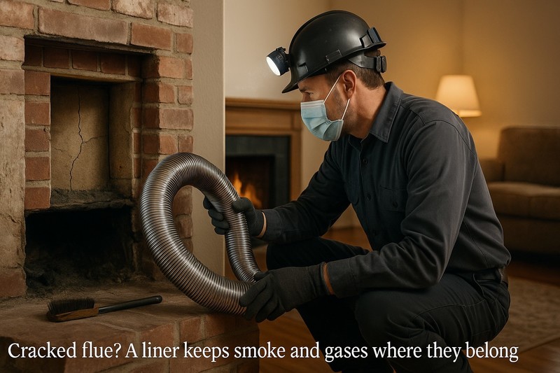 Chimney liner cham 7