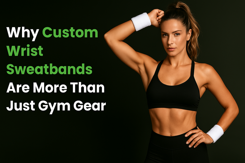 Why custom wrist sweatbands are more than just gym wear