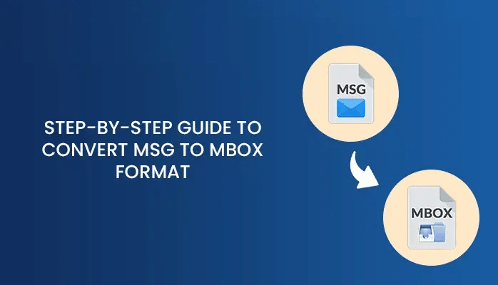 Step by step guide to convert msg to mbox format