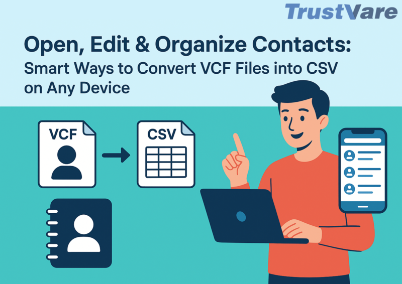 Open  edit   organize contacts smart ways to convert vcf files into csv on any device  1 